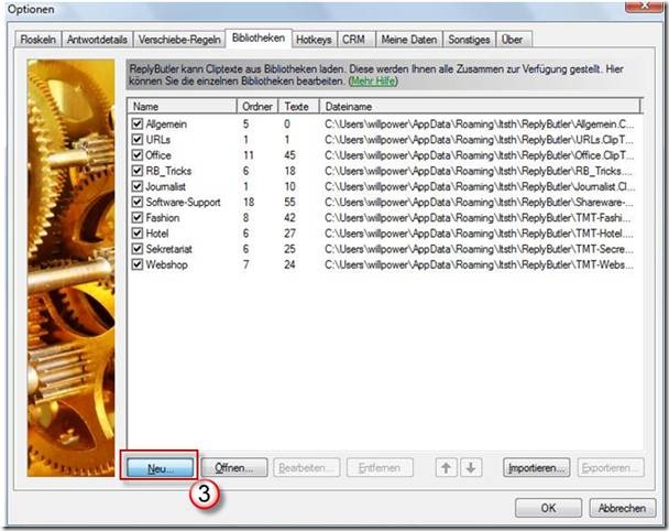 Outlook Vorlagen mit ReplyButler erstellen Screenshot 3