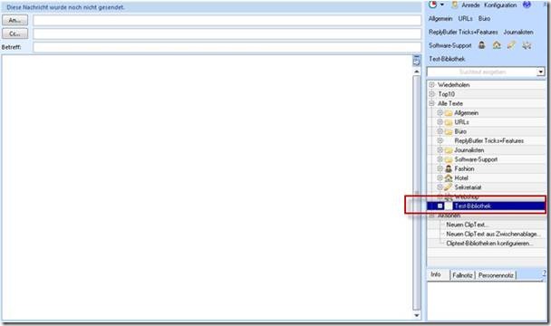 Outlook Vorlagen mit ReplyButler erstellen Screenshot 6