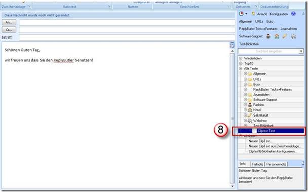 Outlook Vorlagen mit ReplyButler erstellen Screenshot 6