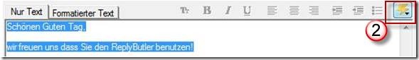 Outlook Vorlagen mit ReplyButler erstellen Screenshot 3