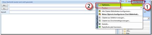 Outlook Vorlagen mit ReplyButler erstellen Screenshot 2