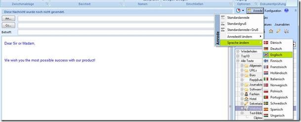 Outlook Vorlagen mit ReplyButler erstellen Screenshot 5