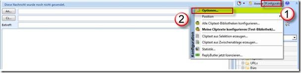 Outlook Vorlagen mit ReplyButler erstellen Screenshot 2