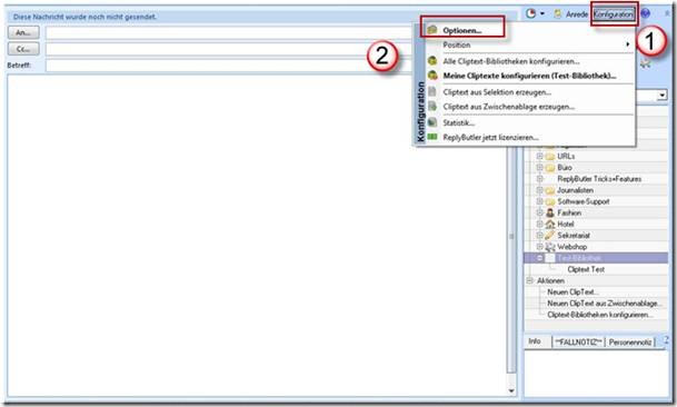 Outlook Vorlagen mit ReplyButler erstellen Screenshot 2