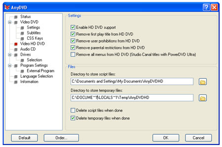 AnyDVD Screenshot 1