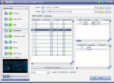 DVDFab Screenshot 1