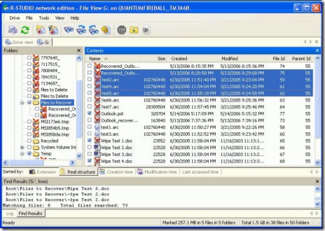 R-Studio Datenrettung Screen2