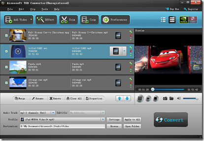 Aiseesoft TOD Converter